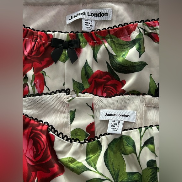 Jaded London Rose mini shorts Set - Picture 3 of 5